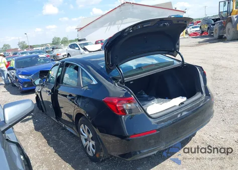 2024 Honda Civic Lx из США, поврежденный, VIN 2HGFE2F24RH561327